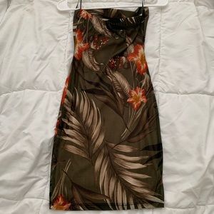 Island Floral Print Dress